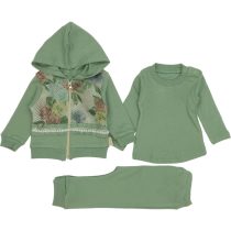 466 Wholesale 3-Piece Toddler Baby Set 3-6-9M green