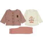 474 Wholesale 3-Piece Toddler Baby Set 3-6-9M dried rose