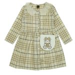 5104 Wholesale Girls Kids Seasonal Dress 6-9Y khaki