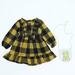 5176 Wholesale Girls Kids Seasonal Dress 2-5Y fuchsia