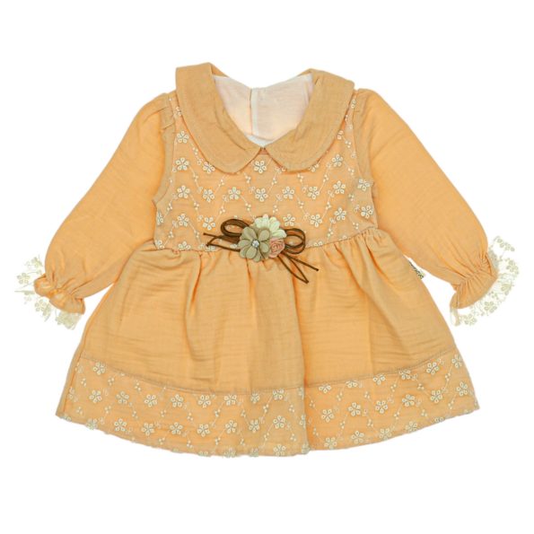796 Wholesale Toddler Girls Dress 6-18M cream