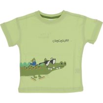G24-1757 Wholesale Boys Kids T-Shirt 2-5Y Crocosurf Print light green