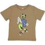 G24-1810 Wholesale Boys Kids T-Shirt 6-9Y Surfer Print blue