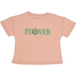 LR23-9154 Wholesale Girls Kids T-Shirt 10-13Y Flower Print yellow