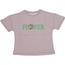LR23-9154 Wholesale Girls Kids T-Shirt 10-13Y Flower Print purple