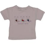 LR24-1951 Wholesale Girls Kids T-Shirt 2-5Y Fruit Embroidered yellow
