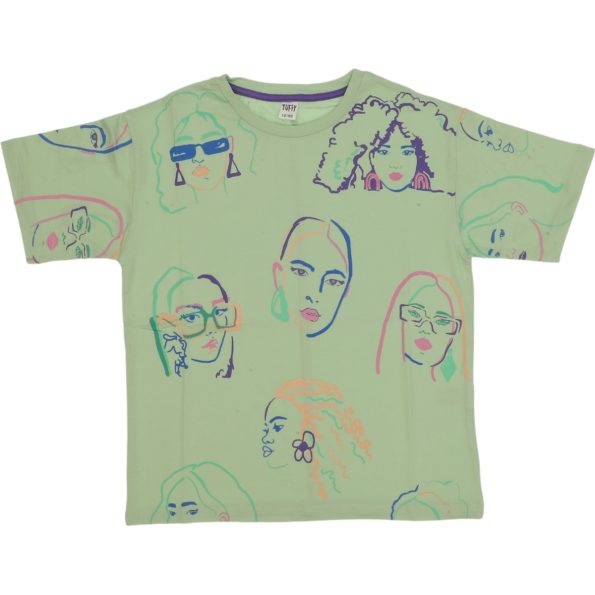 LR24-2058 Wholesale Girls Kids T-Shirt 10-13Y green