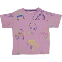 LR24-2058 Wholesale Girls Kids T-Shirt 10-13Y purple