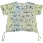 TFP24-1102 Wholesale Girls Kids T-Shirt 6-9Y model-1