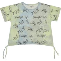 TFP24-1102 Wholesale Girls Kids T-Shirt 6-9Y model-2