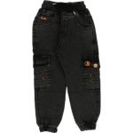 Wholesale Boys Kids Jeans 3-7Y Cargo Pocket grey