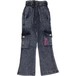 Wholesale Girls Kids Jeans 5-6-7-8Y Barbie Embroidered smoky