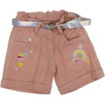 026375 Wholesale Girls Kids Linen Short 2-6Y pink