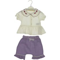 10008 Wholesale 2-Piece Toddler Girls Set 9-24M purple