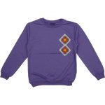 170310 Wholesale Girls Kids 2-Rope Sweatshirt 3-12Y light purple