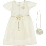 2010 Wholesale Girls Tulle Dress with Bag 5-8Y Dried Rose