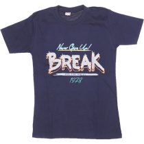 202423 Wholesale Boys Kids T-Shirt 9-12Y Break Print navy blue
