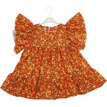 2532 Wholesale Girls Kids Dress 2-5Y orange
