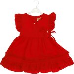 2539 Wholesale Girls Kids Dress 2-5Y red