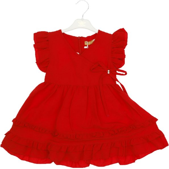 2539 Wholesale Girls Kids Dress 2 5Y red