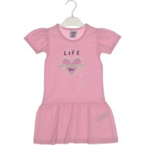2582 Wholesale Girls Kids Dress 2-5Y Life Print pink