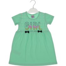 2590 Wholesale Girls Kids Dress 2-5Y Girl Print Green