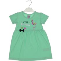 2727 Wholesale Girls Kids Dress 2-5Y Flamingo Print green