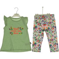 3084 Wholesale 2-Piece Girls Kids Leggings and T-shirt Set 3-6Y Green