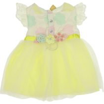 5238 Wholesale Girls Kids Tulle Dress 2-5Y Yellow