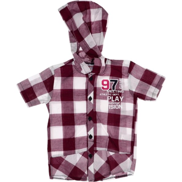 7550 Wholesale Boys Kids Shirt 5-8Y Hooded 3