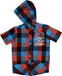 7550 Wholesale Boys Kids Shirt 5-8Y Hooded 5