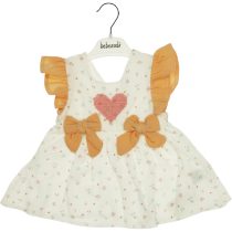 773 Wholesale Toddler Baby Dress 6-18M orange