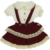 809 Wholesale Toddler Baby Slopet Suit 6-18M burgundy
