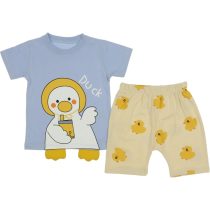 830 Wholesale 2-Piece Toddler Boys Short and T-shirt Set 9-24M Blue