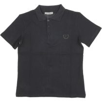 P2375 Wholesale Polo Collar Boys T-Shirt 6-9Y black