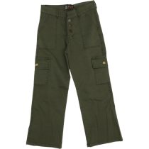Wholesale Girls Kids Jeans 6-10Y Cargo Pocket khaki