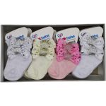 0610 Wholesale 12-Piece Babies Boxed Socks 1