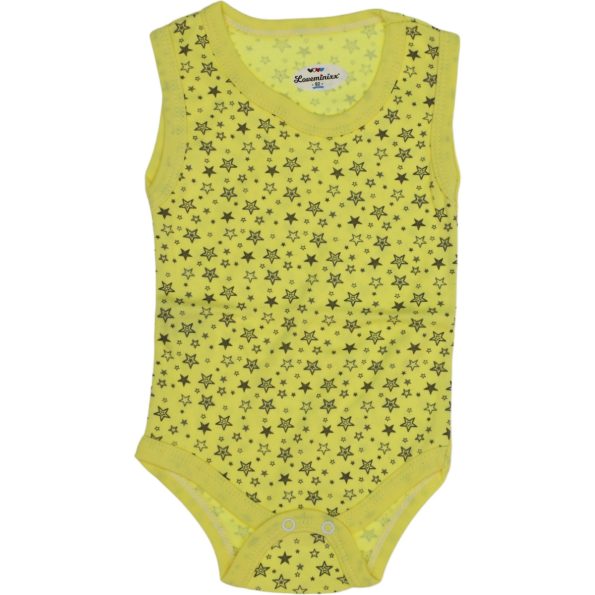 1040 Wholesale Unisex Baby Bodysuit 2 3 4Y Yellow