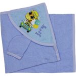 1600 Baby Bath Towel with Glove for Babies 1