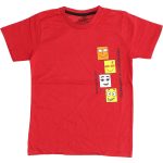180050 Wholesale Boys Kids T-Shirt 3-12Y red