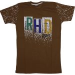 202407 Wholesale Boys Kids T-Shirt 9-12Y RHD Print dark brown