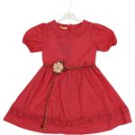 2534 Wholesale Girls Kids Dress 2-5Y dried rose