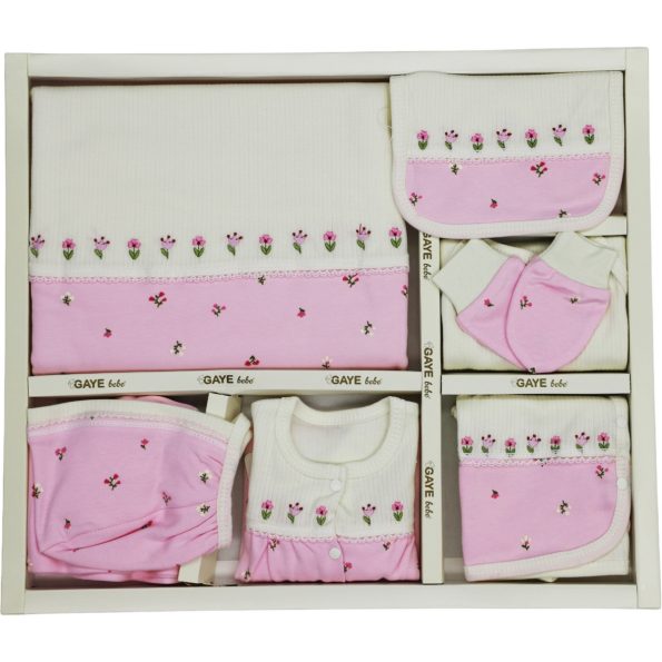 6624 Wholesale Baby 10 Piece Newborn Box Set 0 3M pink