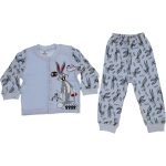 7110 Wholesale Boys Kids Pajamas Set 1-2-3Y blue