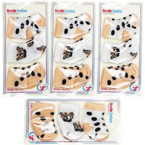 8067 Wholesale 12 Piece Babies Boxed Socks 1