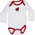 Wholesale Unisex Baby Bodysuit 6-18M burgundy